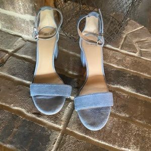 Gianni Bini suede blues heels Sz 9 GUC